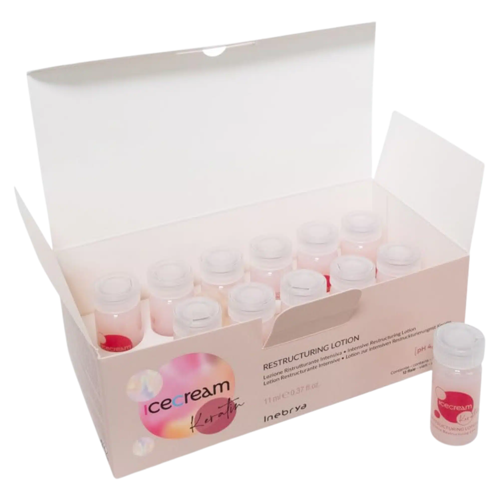 ice cream keratin restructuring lotion 12x11ml ice cream keratin restructuring lotion 12x11ml